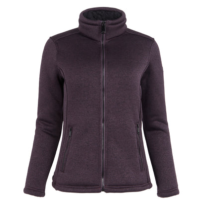 Deep Plum-Black - Front - Regatta Womens-Ladies Razia II Full Zip Fleece Jacket