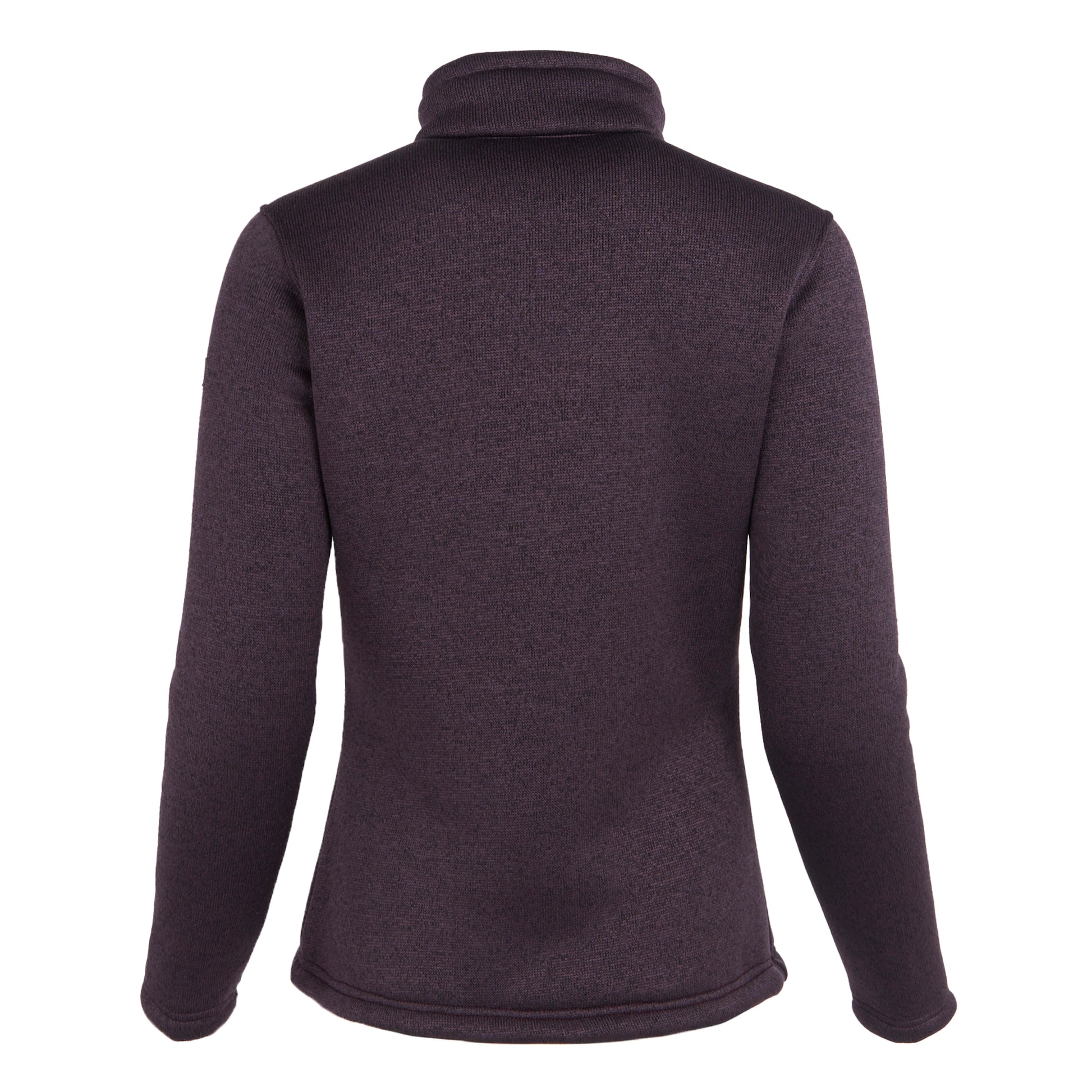 Deep Plum-Black - Back - Regatta Womens-Ladies Razia II Full Zip Fleece Jacket