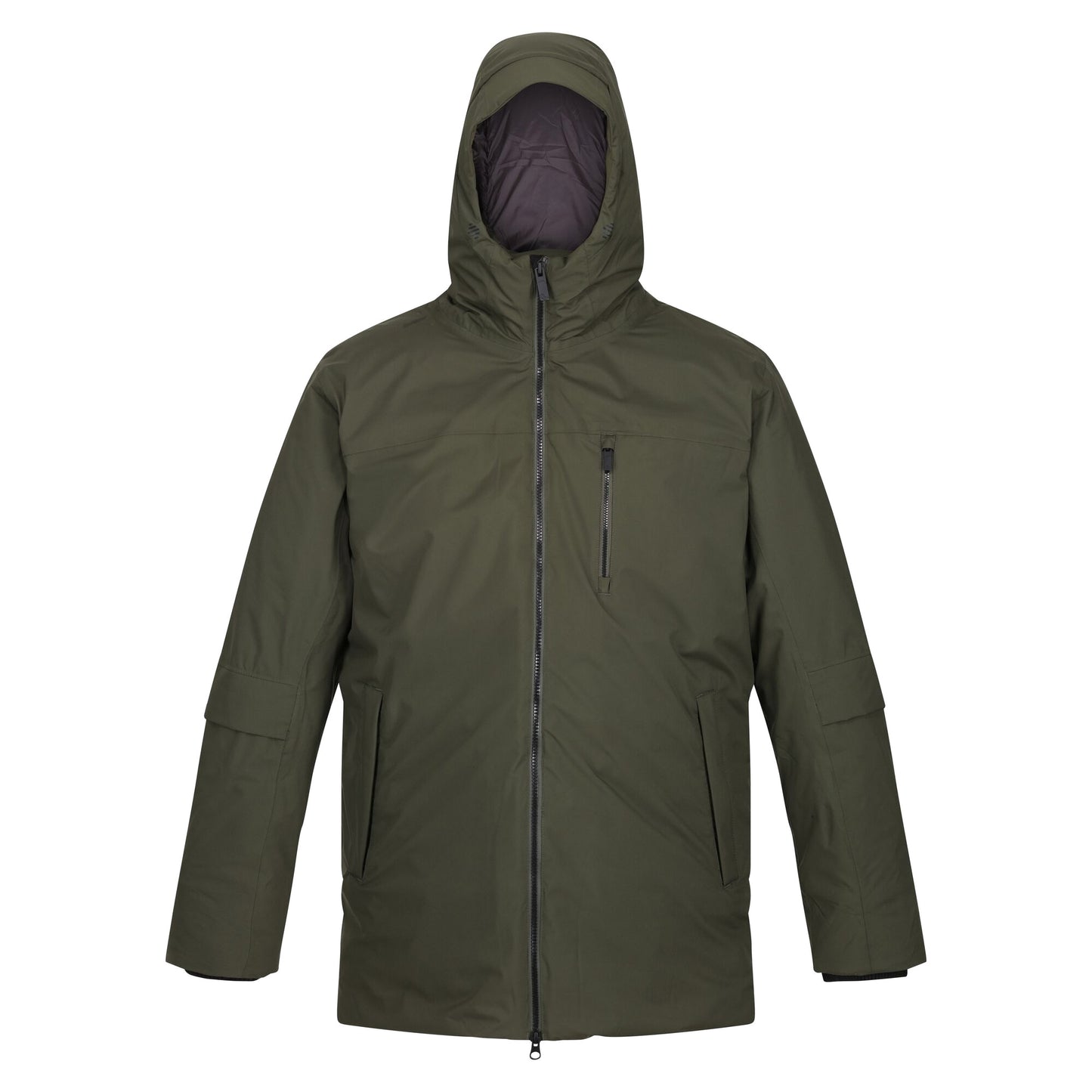 Dark Khaki - Front - Regatta Mens Yewbank II Parka