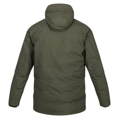 Dark Khaki - Back - Regatta Mens Yewbank II Parka