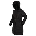 Black - Side - Regatta Womens-Ladies Daleyza Thermal Parka