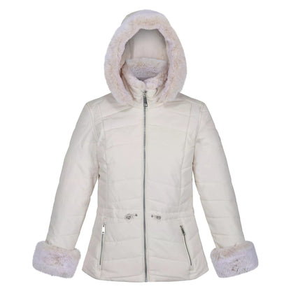 Light Vanilla - Front - Regatta Womens-Ladies Willabella Faux Fur Trim Jacket