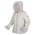 Light Vanilla - Side - Regatta Womens-Ladies Willabella Faux Fur Trim Jacket