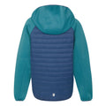 Dusty Denim-Bristol Blue - Back - Regatta Childrens-Kids Kielder Hybrid VI Jacket