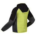 Bright Kiwi-Dark Grey - Lifestyle - Regatta Childrens-Kids Kielder Hybrid VI Jacket