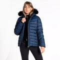 Moonlight Denim - Lifestyle - Dare 2B Womens-Ladies Glamorize III Leopard Print Padded Ski Jacket