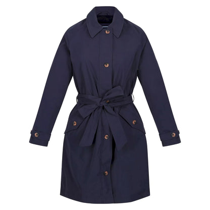 Navy - Front - Regatta Womens-Ladies Giovanna Fletcher Collection - Madalyn Trench Coat