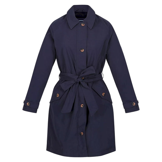 Navy - Front - Regatta Womens-Ladies Giovanna Fletcher Collection - Madalyn Trench Coat