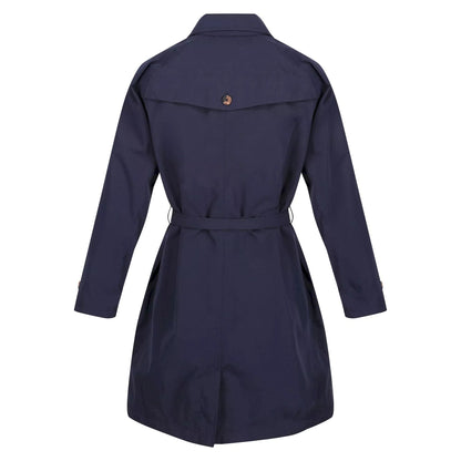 Navy - Back - Regatta Womens-Ladies Giovanna Fletcher Collection - Madalyn Trench Coat