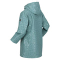 Mineral Blue - Lifestyle - Regatta Childrens-Kids Brynlee Animal Print Waterproof Jacket