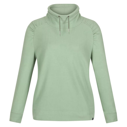 Basil Green - Front - Regatta Womens-Ladies Abbilissa Slouch Jumper