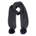 Navy - Front - Regatta Womens-Ladies Lovella III Bobble Winter Scarf