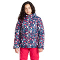 Virtual Pink - Lifestyle - Dare 2B Girls Verdict Floral Waterproof Ski Jacket