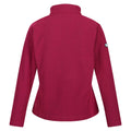 Berry Pink - Back - Regatta Womens-Ladies Kenger II Quarter Zip Fleece Top