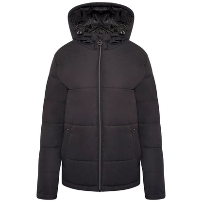Black - Front - Dare 2B Womens-Ladies Luxuriate Waterproof Padded Jacket