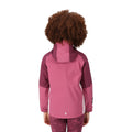 Violet-Amaranth Haze - Lifestyle - Regatta Childrens-Kids Hydrate VII 3 in 1 Waterproof Jacket