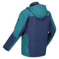 Pacific Green-Admiral Blue - Lifestyle - Regatta Mens Wentwood VII 3 in 1 Waterproof Jacket