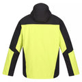 Black-Bright Kiwi - Back - Regatta Mens Wentwood VII 3 in 1 Waterproof Jacket