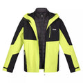 Black-Bright Kiwi - Pack Shot - Regatta Mens Wentwood VII 3 in 1 Waterproof Jacket