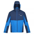 Admiral Blue-Sky Diver Blue - Front - Regatta Mens Wentwood VII 3 in 1 Waterproof Jacket