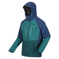 Admiral Blue-Pacific Green - Side - Regatta Mens Sacramento VIII Waterproof Jacket