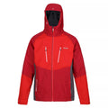 Dark Red-Chinese Red - Front - Regatta Mens Sacramento VIII Waterproof Jacket