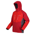 Dark Red-Chinese Red - Side - Regatta Mens Sacramento VIII Waterproof Jacket