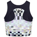 Black - Back - Dare 2B Womens-Ladies Henry Holland Mingle Checkerboard Sports Bra