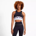 Black - Lifestyle - Dare 2B Womens-Ladies Henry Holland Mingle Checkerboard Sports Bra