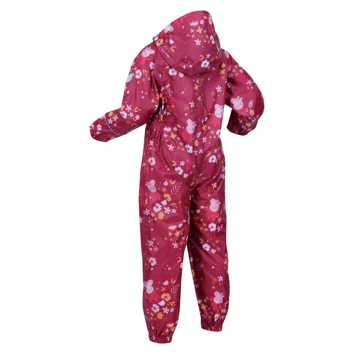 Berry Pink-Autumn - Lifestyle - Regatta Childrens-Kids Pobble Peppa Pig Puddle Suit