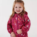 Berry Pink-Autumn - Pack Shot - Regatta Childrens-Kids Pobble Peppa Pig Puddle Suit