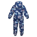 Space Blue - Back - Regatta Childrens-Kids Pobble Peppa Pig Puddle Suit