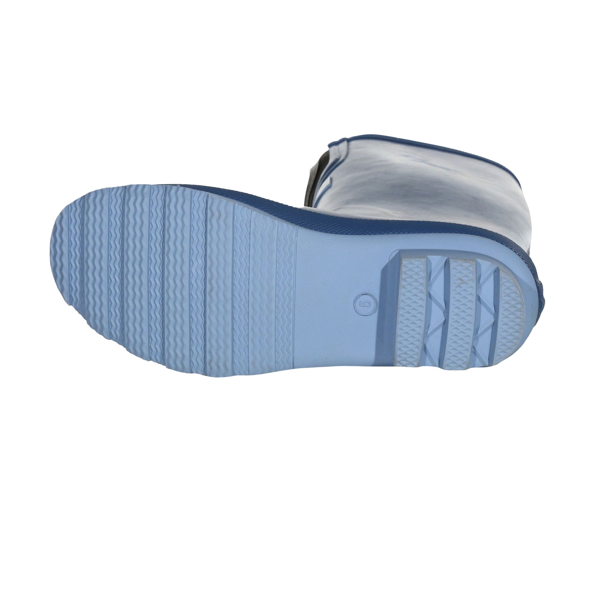 Slate Blue - Pack Shot - Regatta Womens-Ladies Fairweather Shine LED Wellington Boots