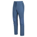 Dark Denim - Side - Regatta Womens-Ladies Questra IV Stretch Hiking Trousers