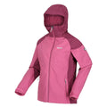 Violet-Amaranth Haze - Side - Regatta Womens-Ladies Wentwood VII 2 In 1 Waterproof Jacket