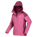 Violet-Amaranth Haze - Pack Shot - Regatta Womens-Ladies Wentwood VII 2 In 1 Waterproof Jacket