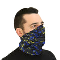 Black - Side - Regatta Childrens-Kids Granite Effect Multiway Snood