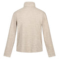 Gold Sand - Back - Regatta Mens Lanchester Marl Quarter Zip Fleece Top