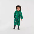 Jellybean Green - Pack Shot - Regatta Childrens-Kids Peppa Pig Dinosaur Snowsuit