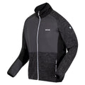 Black-Dark Grey - Side - Regatta Mens Coladane IV Full Zip Fleece Jacket