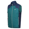 Pacific Green-Admiral Blue - Side - Regatta Mens Halton VI Lightweight Body Warmer