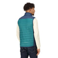 Pacific Green-Admiral Blue - Close up - Regatta Mens Halton VI Lightweight Body Warmer