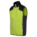 Bright Kiwi-Black - Side - Regatta Mens Halton VI Lightweight Body Warmer