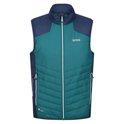 Pacific Green-Admiral Blue - Front - Regatta Mens Halton VI Lightweight Body Warmer