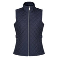 Navy - Front - Regatta Womens-Ladies Charleigh Checked Quilted Body Warmer