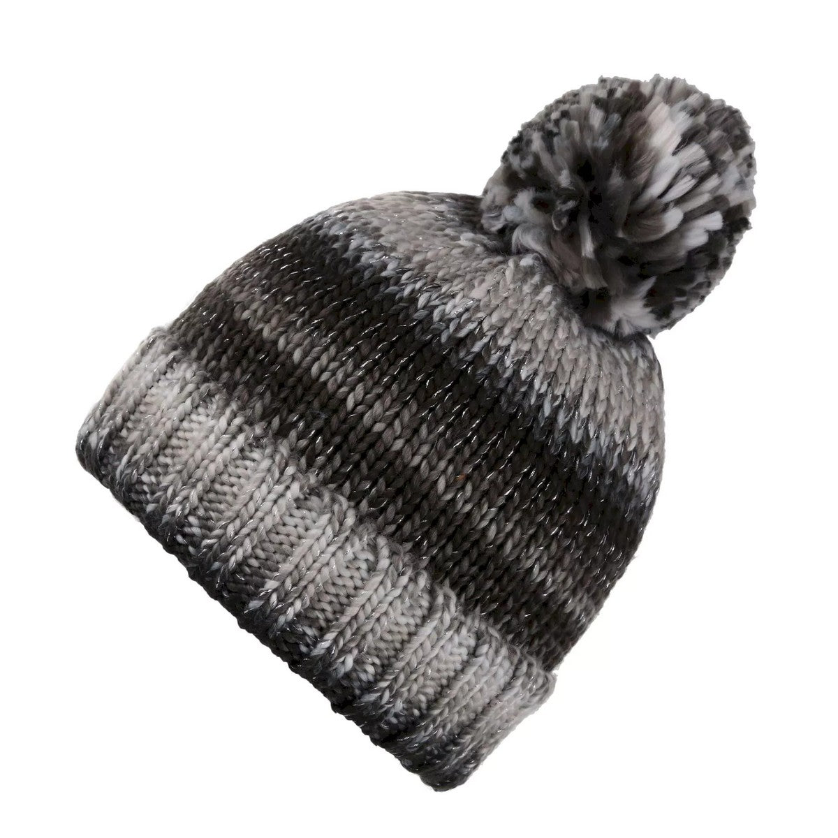 Black - Front - Regatta Womens-Ladies Frosty VI Knitted Beanie