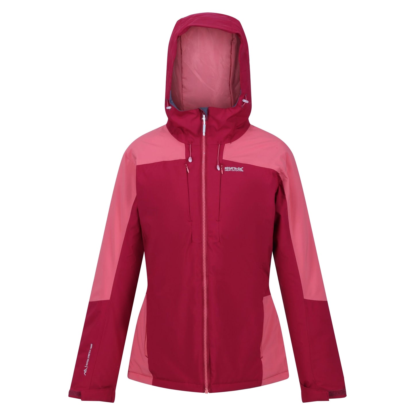 Rumba Red-Mineral Red - Front - Regatta Womens-Ladies Highton Stretch Padded Jacket