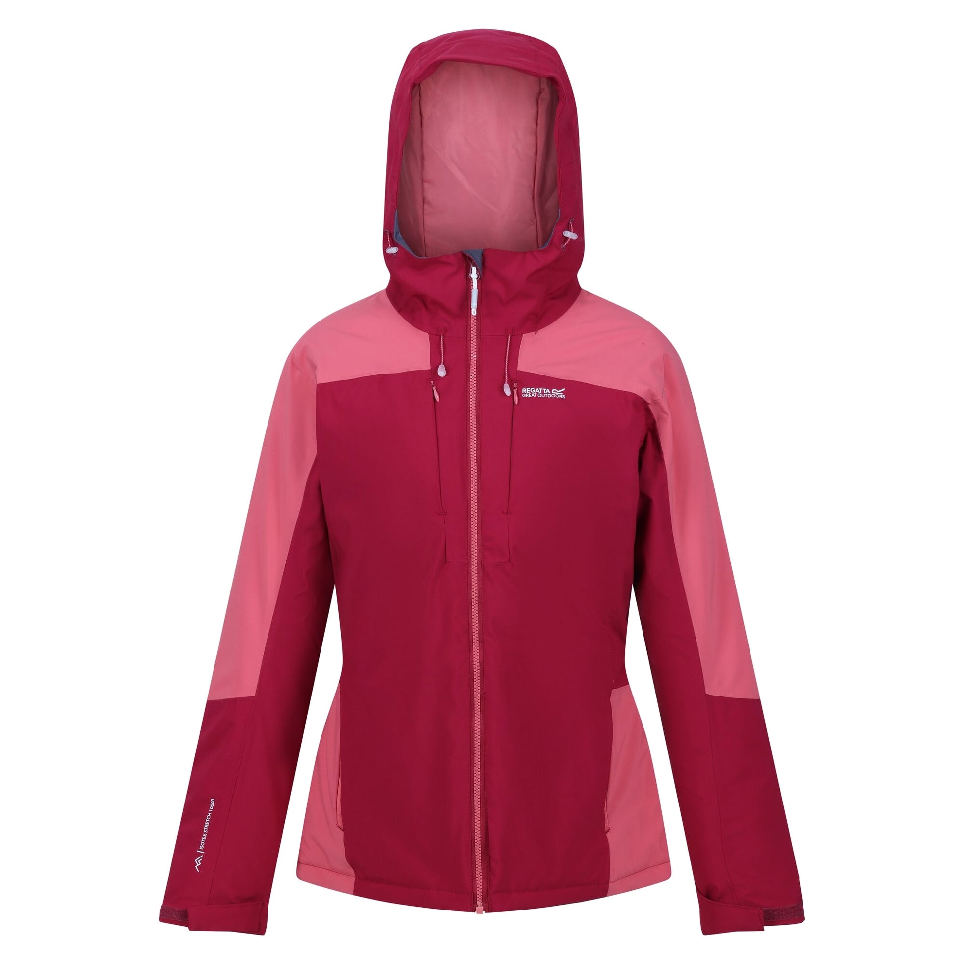 Rumba Red-Mineral Red - Front - Regatta Womens-Ladies Highton Stretch Padded Jacket