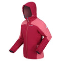 Rumba Red-Mineral Red - Side - Regatta Womens-Ladies Highton Stretch Padded Jacket