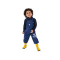 Space Blue - Close up - Regatta Childrens-Kids Peppa Pig Dungarees